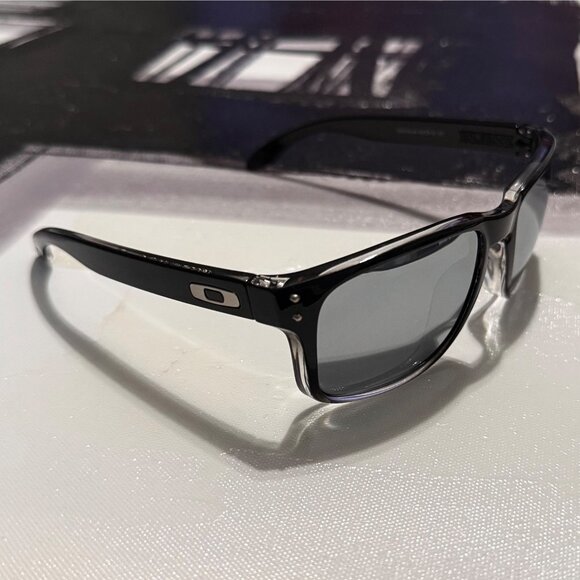 OO9102 Oakley Holbrook Dark Ink Fade Prizm Polarized Sunglasses - Picture 5 of 11